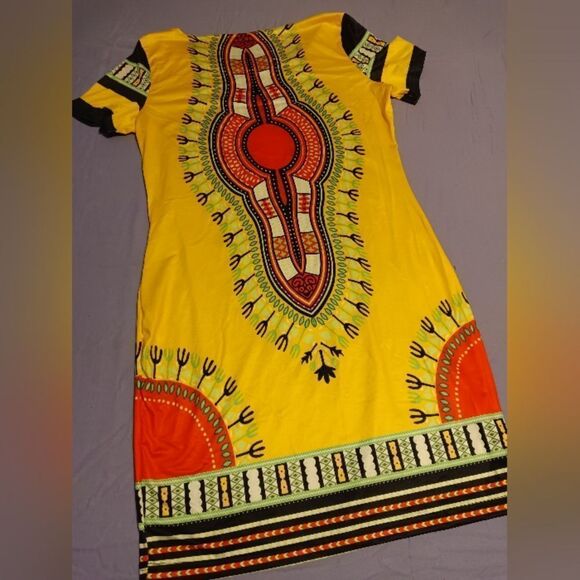 Girls Mid Length Dress - Size: Large (0393) - Picture 4 of 6